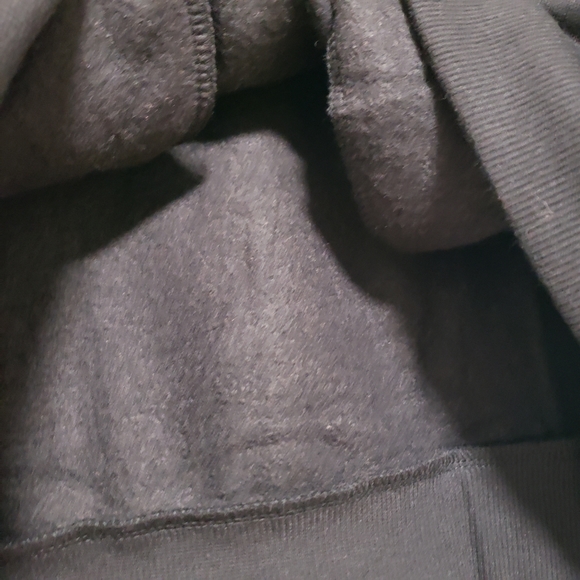 Bebe Sport Rainbow Iridescent Sequin Logo Black Hoodie - Picture 13 of 15